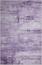 Abstract 6x9 Area Rug for Living Room Dining Room Home Office Bedroom Purple Grey