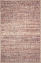 GLN Rugs Contemporary Collection - Machine Washable Area Rug, Contemporary Washable, Non Slip, Low Pile Chenille Rug, Living Room, Bedroom, Kitchen Rug (3' x 5' Terra/Brown)