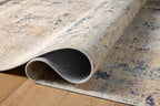 Loloi Teagan Collection TEA-06 Sand/Mist 3'-4" x 5'-7" Accent Rug, Large, Soft Neutral Rug, High-Traffic for Living Room, Bedroom, Home Office, Dining Area