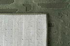 Revival Rugs Shell 10'6" x 14'3" Washable Area Rug for Living Room Bedroom - 100% Recycled Oeko-TEX Certified, Medium Pile, Green