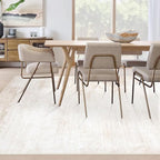 Area Rugs 8x10 Living Room: Washable Rug Modern Abstract Large Rugs Soft Non Slip Neutral Rug Stain Resistant Indoor Carpet for Bedroom Kitchen Dining Room Table Nursery Home Office Rugs(Beige,8'x10')