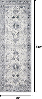 Loloi Skye Collection SKY-02 Silver/Grey 2'-6" x 10'-0" Runner Rug