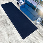 English Home Custom Size Anti Slip Striped Design Light Weight Durable TPR Backing Thin Pile Runner Rug (26" x 25')