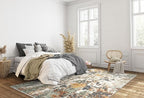 Keen Home Design Area Rugs - 8x10 Non-Shedding, Abstract Rugs for Kitchen, Living Room, Bedroom, Dining Room, Entryway - Size: 7'3" x 10'2", Multi