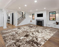 Keen Home Design Area Rugs - 8x10 Non-Shedding, Abstract Rugs for Kitchen, Living Room, Bedroom, Dining Room, Entryway - Size: 7'3" x 10'2", Multi