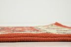 Unique Loom Sialk Hill Collection Area Rug - Washington (3' x 16' 5" Runner Terracotta/Cream)