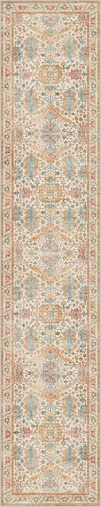 Bavni Bedroom Rug Runners for Hallways, Washable Runner Rug 2x10, Low Pile Non-Slip Indoor Throw Carpet for Bedroom Laundry Room, Turmeric