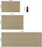 Artoid Mode Washable Non-Slip Rubber Backing Kitchen Rugs Doormat, Absorbent Kitchen Floor Mats in Front of Sink Kitchen Mats for Floor Home Decor 24x72 Inch