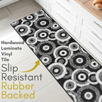 29 ft Extra Long Black Hallway Runner Rug | Non-Slip & Machine Washable | Custom Cut to Size 2'3" x 29' (Runner) | REMNAZ