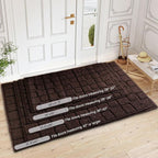 Front Door Mat Outside Entrance, Outdoor Indoor Door Mats for Entryway, Entrance, Entry, Patio, Waterproof Non Slip Doormat, Low-Profile, 31.5" × 39“, Coffee