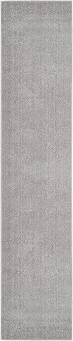 Nourison Home Nourison Essentials Silver Grey 2'2" x 18' Area Rug - Easy Clean, Non Shedding, Bed Room, Living Room, Dining Room, Kitchen (18' Runner)