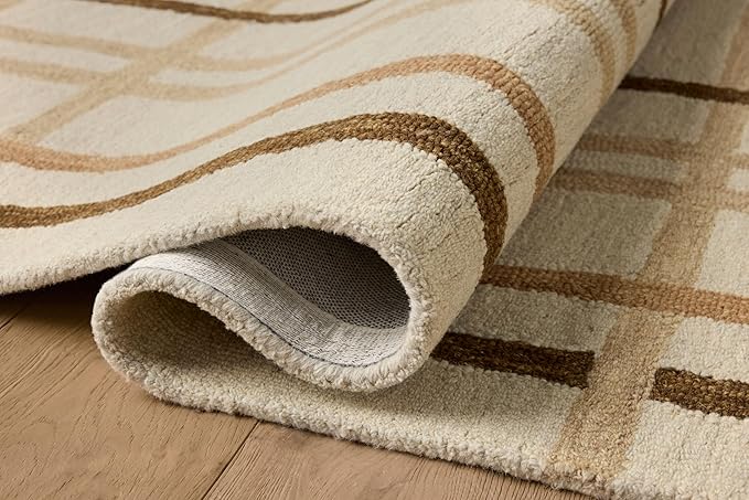 Loloi Magnolia Home by Joanna Gaines Waylon Collection WAY-01 Natural/Bark 2'-6" x 9'-9" Runner Rug