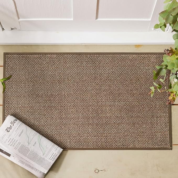 Artoid Mode Washable Kitchen Rugs and Mats Doormat Non Skid, Absorbent Rugs for Kitchen Floor Door Mat Front of Sink Hallway 17x29 Inch
