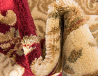 Rugs.com Chateau Collection Rug - 3 Ft Square Red Medium Pile Rug