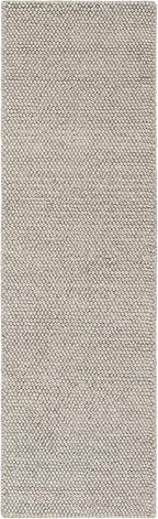 SAFAVIEH Natura Collection Runner Rug - 2'3" x 20', Silver, Handmade Wool Blend, Textured Design, Ideal for Hallway, Bedroom, Foyer (NAT620C)