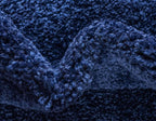 Unique Loom Solo Collection Area Rug - Calabasas (2' 2" x 13' 1" Runner, Navy Blue)