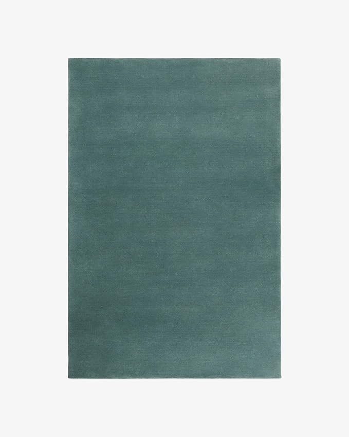 Hand-Tufted Wool Runner Area Rug – Soft Premium Wool Carpet for Living Room, Bedroom & Home Décor – 3X12 ft| Pale Green – Durable, Non-Slip Backing, Handcrafted Rug