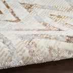 Nourison Home Glam Multicolor 7'10" x 9'10" Area Rug - Easy Clean, Non Shedding, Bed Room, Living Room, Dining Room, Kitchen (8' x 10')
