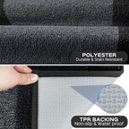 Washable Area Rug 48" x 72", Non Slip Kitchen Rug for Floor, Absorbent Entrance Runner Rug for Bedroom, Living Room, (Roll Packing)