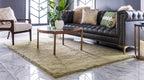 Unique Loom Solo Collection Area Rug - Calabasas (7' 10" x 10' Rectangle, Light Green)
