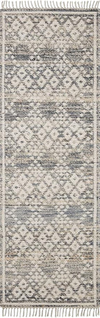 Loloi Angela Rose Rivers Collection RIV-01 Denim/Ivory 3'-6" x 5'-6" Reversible Accent Rug