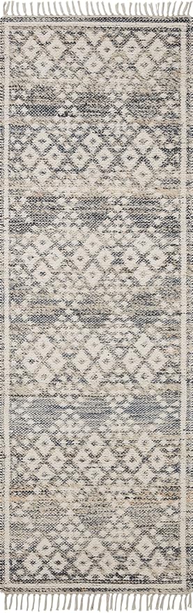 Loloi Angela Rose Rivers Collection RIV-01 Denim/Ivory 7'-9" x 9'-9" Reversible Area Rug