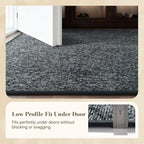 MontVoo Door Mat Indoor Entrance Doormat, Absorbent Durable Rubber Non Slip Front Door Mat for Inside Entry Entryway Dirt Trapper Welcome Mat, Darkgrey 17''x30''