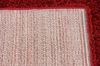 Unique Loom Solid Shag Collection Area Rug (9' x 12' 2" Rectangle Cherry Red)