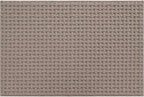 DEXI Front Entryway Door Mat Non Slip 17x30, Washable Entry Way Mats Inside Entrance Low Profile, Welcome Doormat Dirt Trapper for House Floor Home Porter Hall Backdoor Area, Light Taupe
