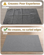 Color&Geometry Oversized Door Mat Non Slip Rubber Backed, 48"x72" Front Door Mat Indoor Outdoor Rug, Dirt Trapper Doormat, Heavy Duty Front Door Rugs, Dark Grey (Rolled-up NO Creases)