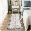 Istana Hallway Runner Rug 2x6 - Multi-Color Kitchen Rugs Non Slip Washable -Silk's Soft Touch Carpet Runner - Stylish Rug for Home