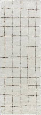Livabliss x Our PNW Home Cascade Minimalist Area Rug, 2'7" x 10', Ivory