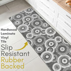 Custom Size Long Grey Hallway Runner Rug | Cut to Length 2'3" x 15' (Runner) | Non-Slip & Machine Washable | REMNAZ