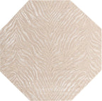 Unique Loom Finsbury Collection Area Rug - Meghan (7' 10" Octagon, Ivory Beige)