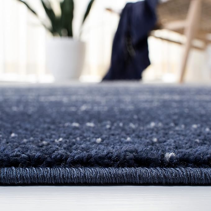 SAFAVIEH Area Rug 10x14 - Adirondack Collection - Large - Navy & Ivory, Modern Ombre Design, Non Shedding & Easy to Clean, Ideal for Living Room, Bedroom, Office, Dining Space (ADR113N)