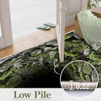 3D Hole Area Carpets, 4x6ft, Optical Illusion Design Pattern Floor Rugs, Realistic Abyss Perspective Effect Non-Shedding Playing Mat, Cozy Thin Breathable Durable Rug for Living Room