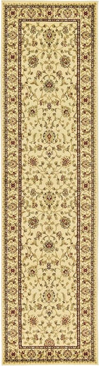 Unique Loom Voyage Collection Traditional Oriental Classic Intricate Design Area Rug (2' 7 x 10' 0 Runner, Ivory/Gold)