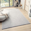 LUXE WEAVERS Modern Farmhouse Beige 9x12 Washable Area Rug, Anti-Slip Diamond Pattern Carpet