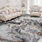 8x10 Area Rugs for Living Room, Modern Abstract Rug for Bedroom, Contemporary Machine Washable Rug, Large Stain Resistant Carpet for Dining Room Playroom Home Office, Pet & Kids Friendly