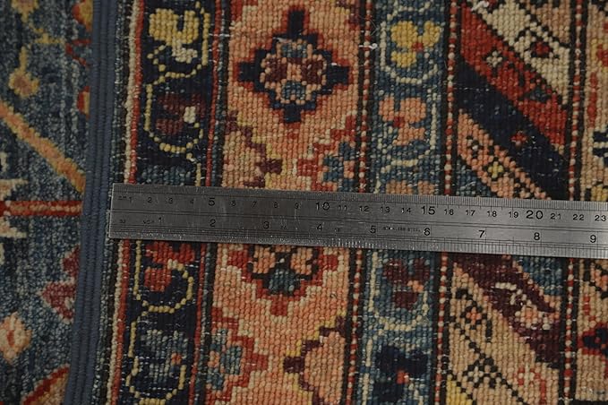 Traditional Collection 7' 11'' X 4' 11'' Rug Rug, All-Over 100% Wool Carpet for Home Décor, Foyer and Hallway
