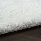 Nourison Home Astra Machine Washable Grey 5'3" x 7' Area Rug - Easy Clean, Non Shedding, Bed Room, Living Room, Dining Room, Kitchen (5' x 7')