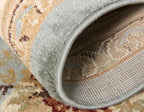 Rugs.com Chateau Collection Rug - 13 Ft Runner Light Blue Medium Pile Rug