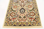 Unique Loom Espahan Collection Area Rug - Cape Cod (4' 1" x 6' 1" Rectangle, Cream/ Black)
