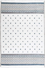Alfa Rich 3x5 Blue Cream Off White Washable Area Rugs for Living Room Bedroom Kitchen Decor Runner