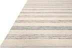 Loloi Chris Loves Julia Chris Collection CHR-05 Ivory/Slate 3'-6'' x 5'-6'', .50" Pile Height, Accent Rug