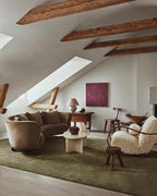 Hand-Tufted Wool Runner Area Rug – Soft Premium Wool Carpet for Living Room, Bedroom & Home Décor – 3X14 ft| Moss – Durable, Non-Slip Backing, Handcrafted Rug
