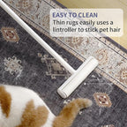 ILANGO Washable Area Rugs 5x7 for Living Room Vintage Area Rugs Non Slip Boho Dining Room Rugs for Under Table Ultra-Thin Low-plie Floor Carpet for Bedroom Farmhouse