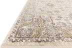 Loloi Teagan Collection TEA-03 Ivory/Sand 11'-6" x 15' Area Rug, Large, Soft Neutral Rug, High-Traffic for Living Room, Bedroom, Home Office, Dining Area