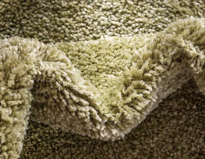 Unique Loom Solo Collection Area Rug - Calabasas (5' 3" x 7' 7" Rectangle, Light Green)