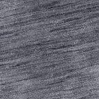 Hand Knotted Loom Wool ECO-Friendly Area Rugs - 6'x6', Round, Charcoal Color, Solid Plain Design, High Pile Thick Handmade Anti Skid Area Rugs for Living Room, Bed Room (L00111)